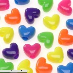 Pony Beads 06277-1-97 Bead Pony Heart 11 mm Multicolor  B0054G6M8Y